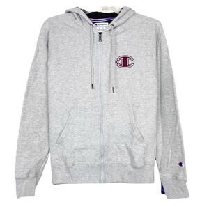 Champion Oxford gray full zip hoodie Sz S